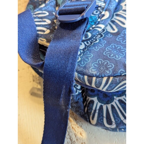 Vera Bradley Floral Quilted Blue Paisley Backpack Women\'s Adjustable Strap main image 5